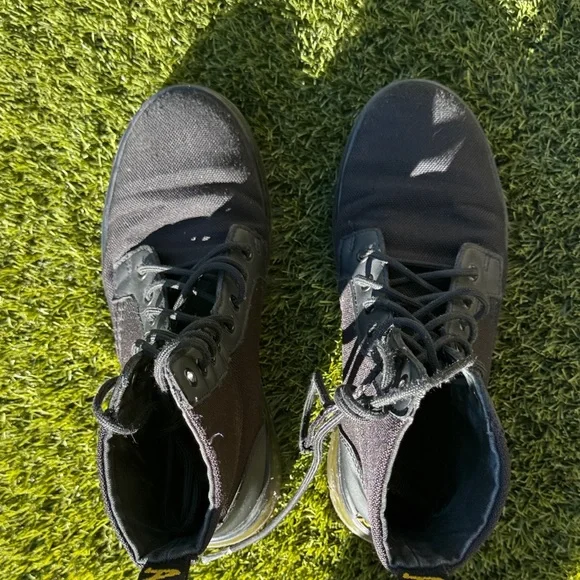 Dr. Martens Black Canvas Boots - Picture 9 of 15